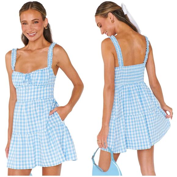 NWT Show Me Your Mumu Rosie Mini Dress Sz Medium $178 MSRP - Picture 1 of 3